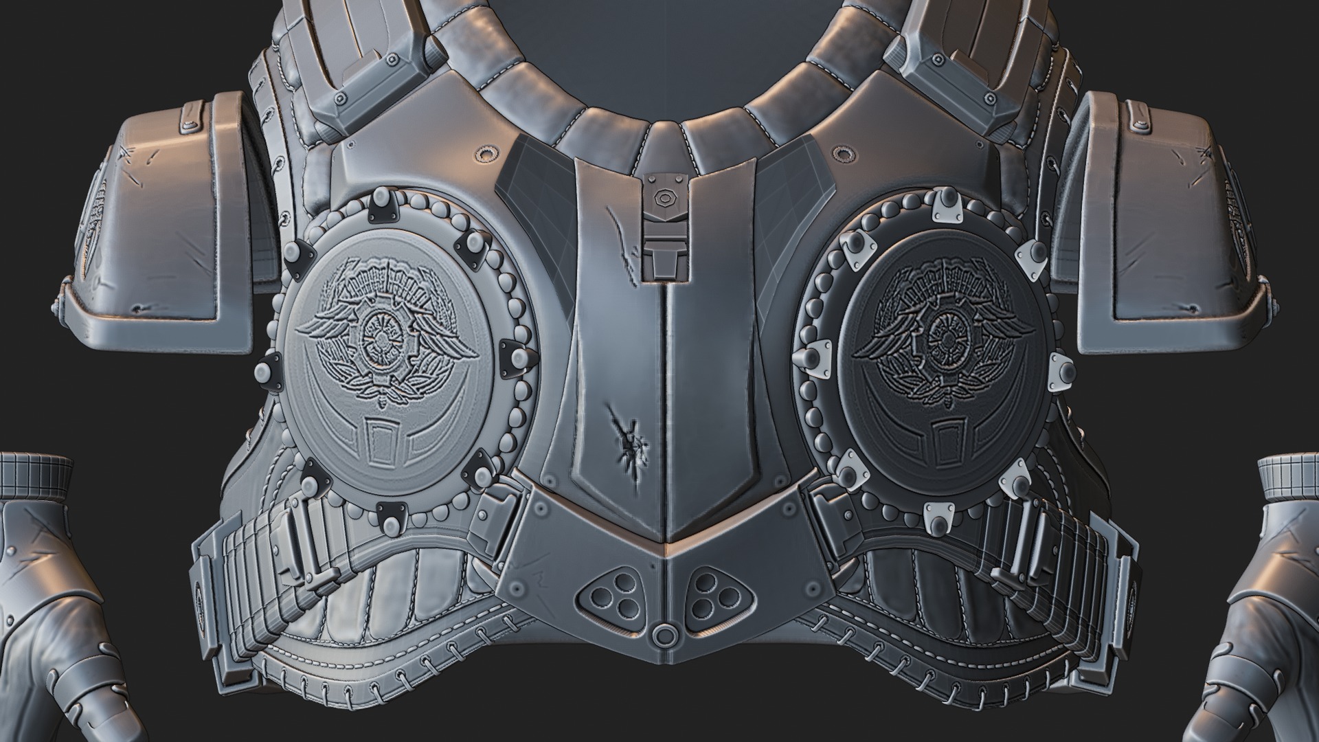 Cosplay Armor Gears of war 3 3d Print 3D print model_6