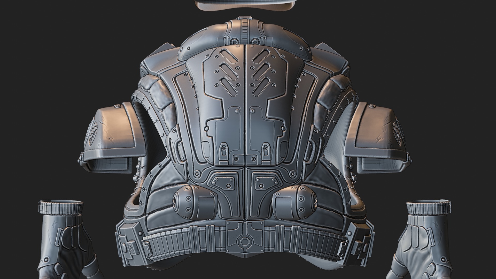 Cosplay Armor Gears of war 3 3d Print 3D print model_10