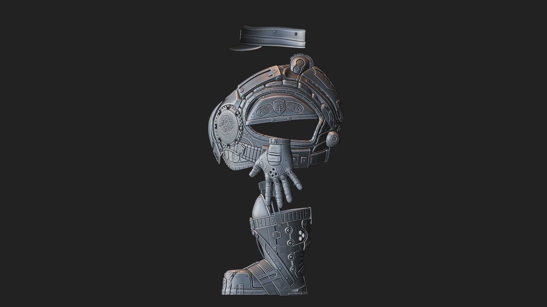 Cosplay Armor Gears of war 3 3d Print 3D print model_2