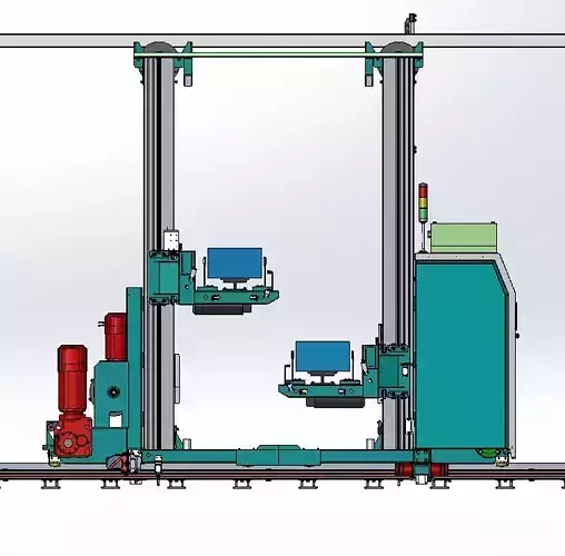 Elevating stacker 3D model