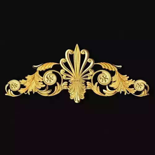 Central decor ornament for furniture