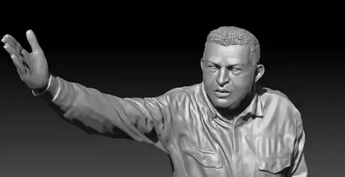 Hugo Chavez - Venezuela 3D print model