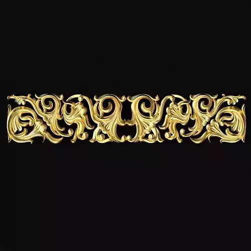 Central decor ornament for furniture