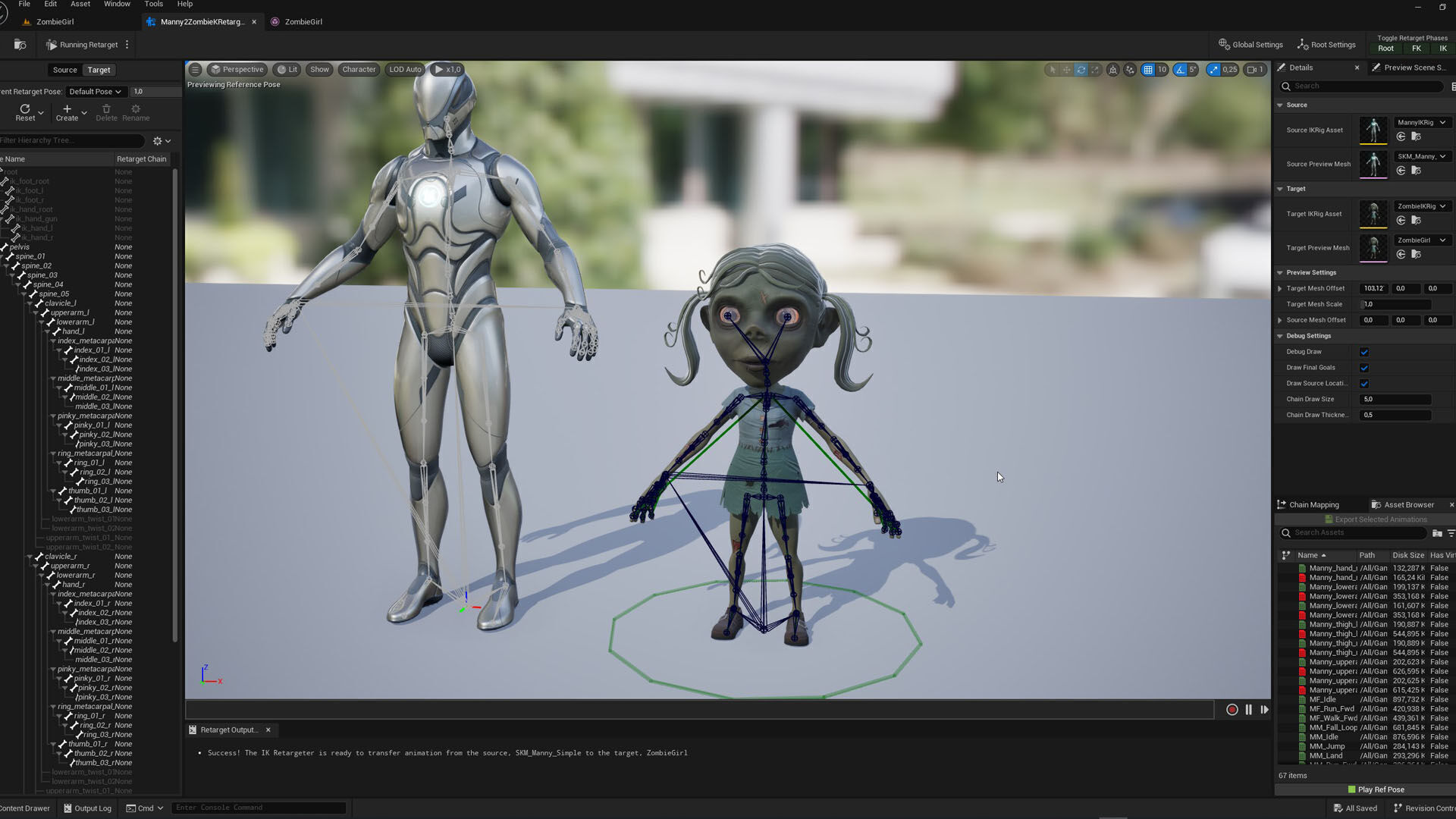 ZombieGirl Low-poly 3D model_7