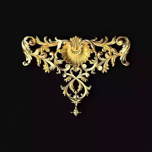 Central decor ornament for furniture