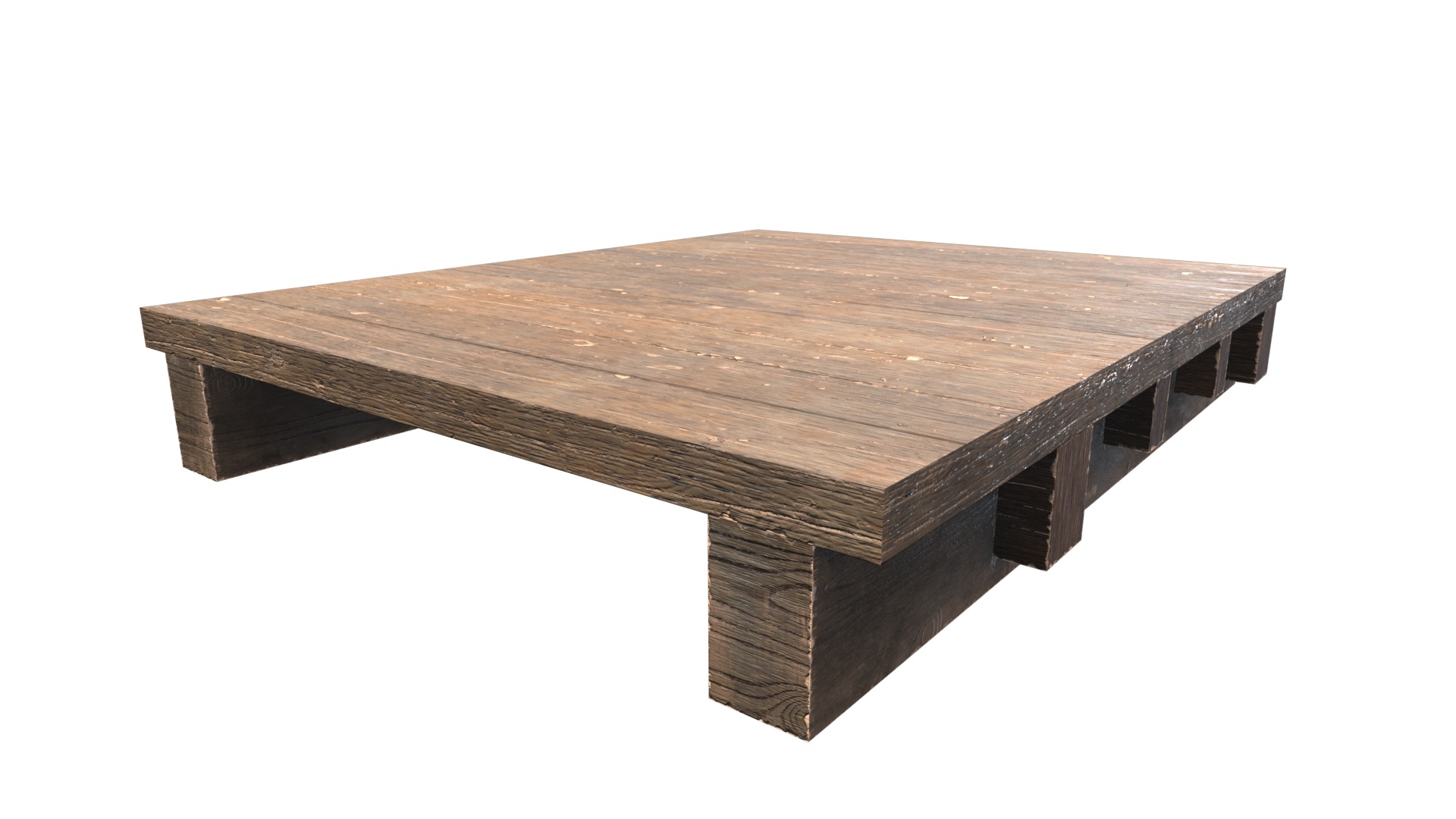 Medieval Floor V02 Low-poly 3D model_8