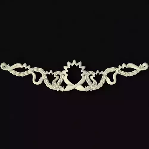 Central decor ornament for furniture