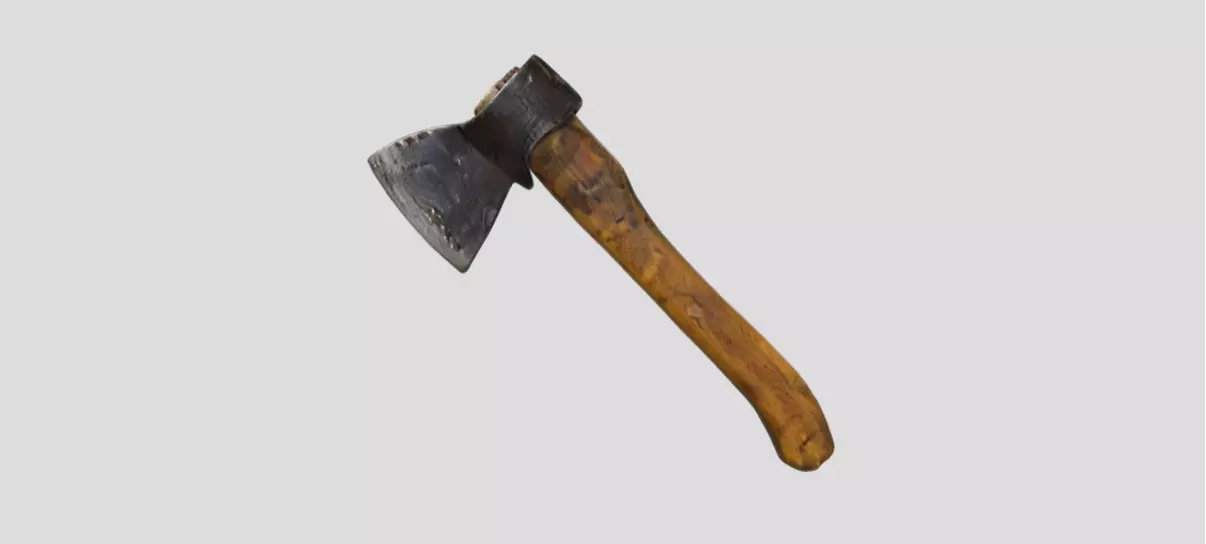 Axe by Tripo Free low-poly 3D model