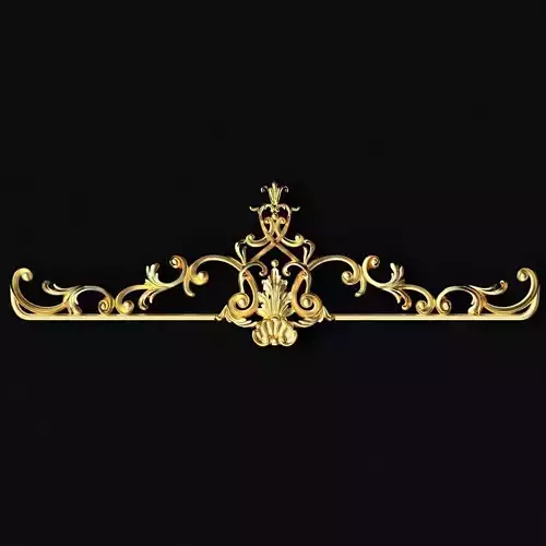 Central decor ornament for furniture