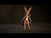 Stylized Female Horror 1 Low-poly 3D model_1