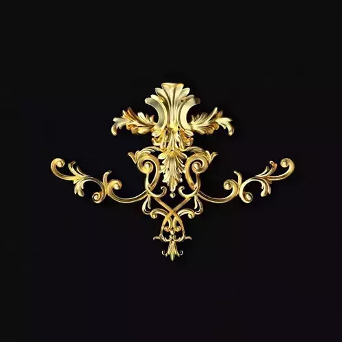 Central decor ornament for furniture