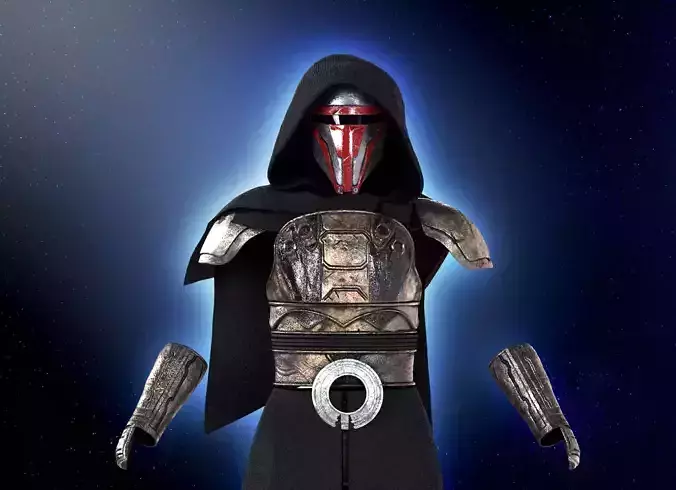 Darth Revan  Helmet Star Wars  mask armor kolor  3D print model