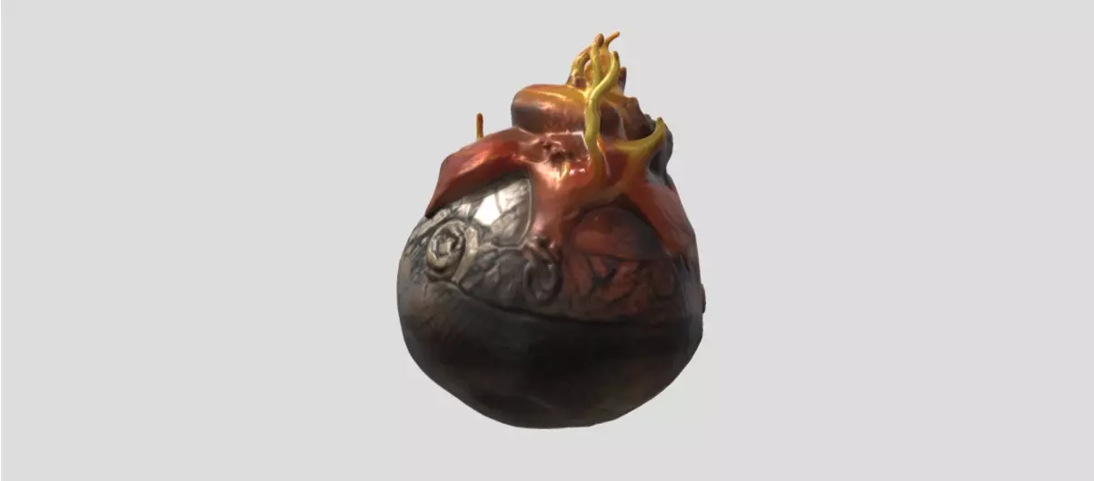 Flame Grenade by Tripo Free low-poly 3D model