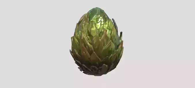 Green Dragon Egg by Tripo