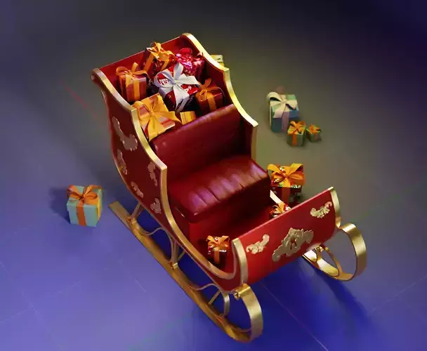 sleigh 3D model