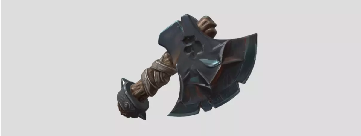 Hand Axe by Tripo Free low-poly 3D model