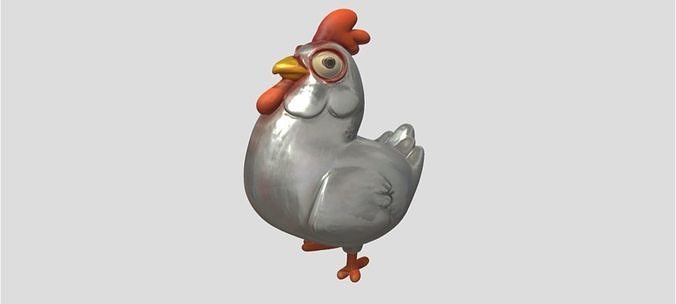 Iron Rooster by Tripo Free low-poly 3D model
