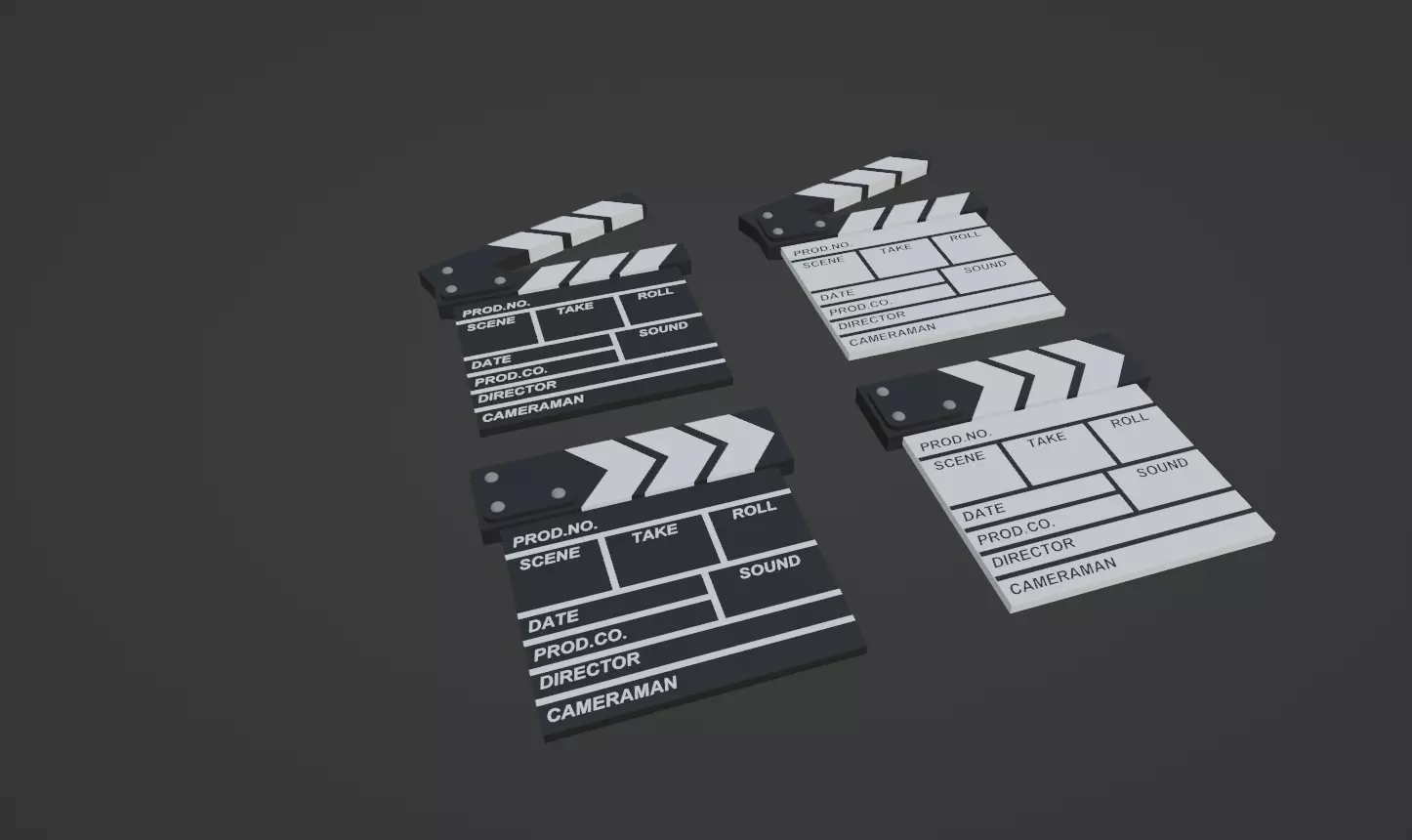 Movie cutting board Free 3D model