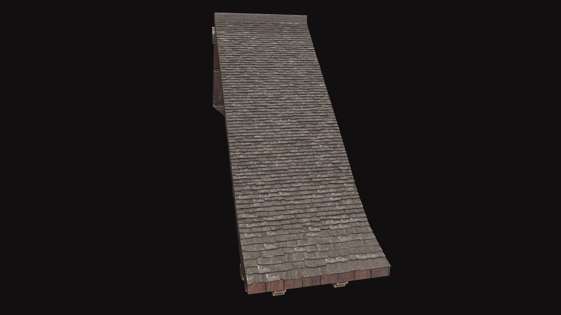 Medieval Roof V08 Low-poly 3D model_6