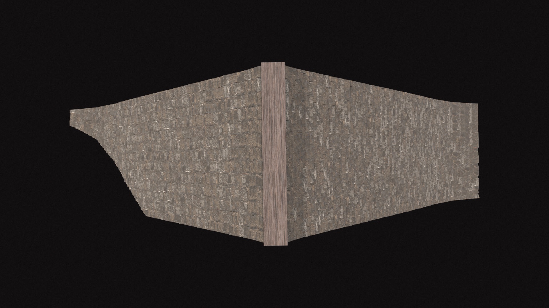 Medieval Roof V08 Low-poly 3D model_7