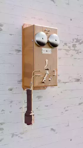 telephone - vintage William coffin telephone 1878