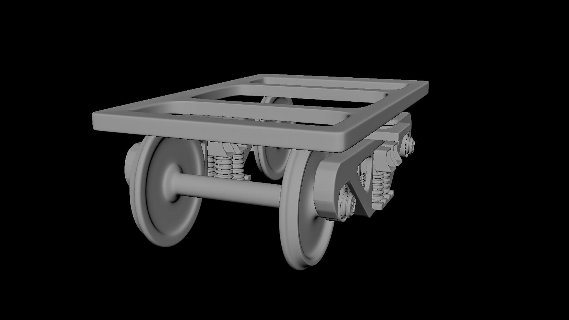 TRAIN BOGIE 3D model_3