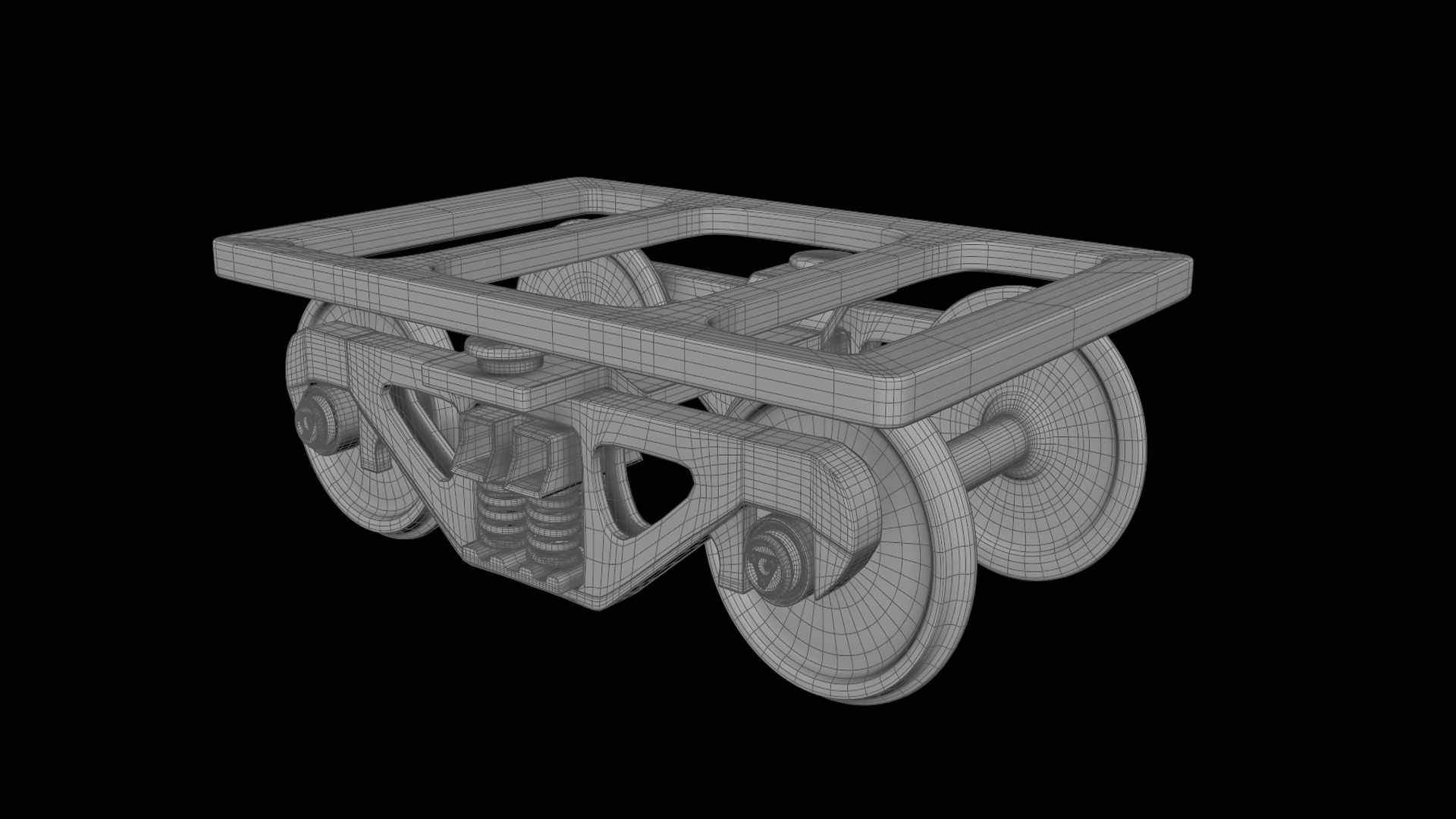 TRAIN BOGIE 3D model_6