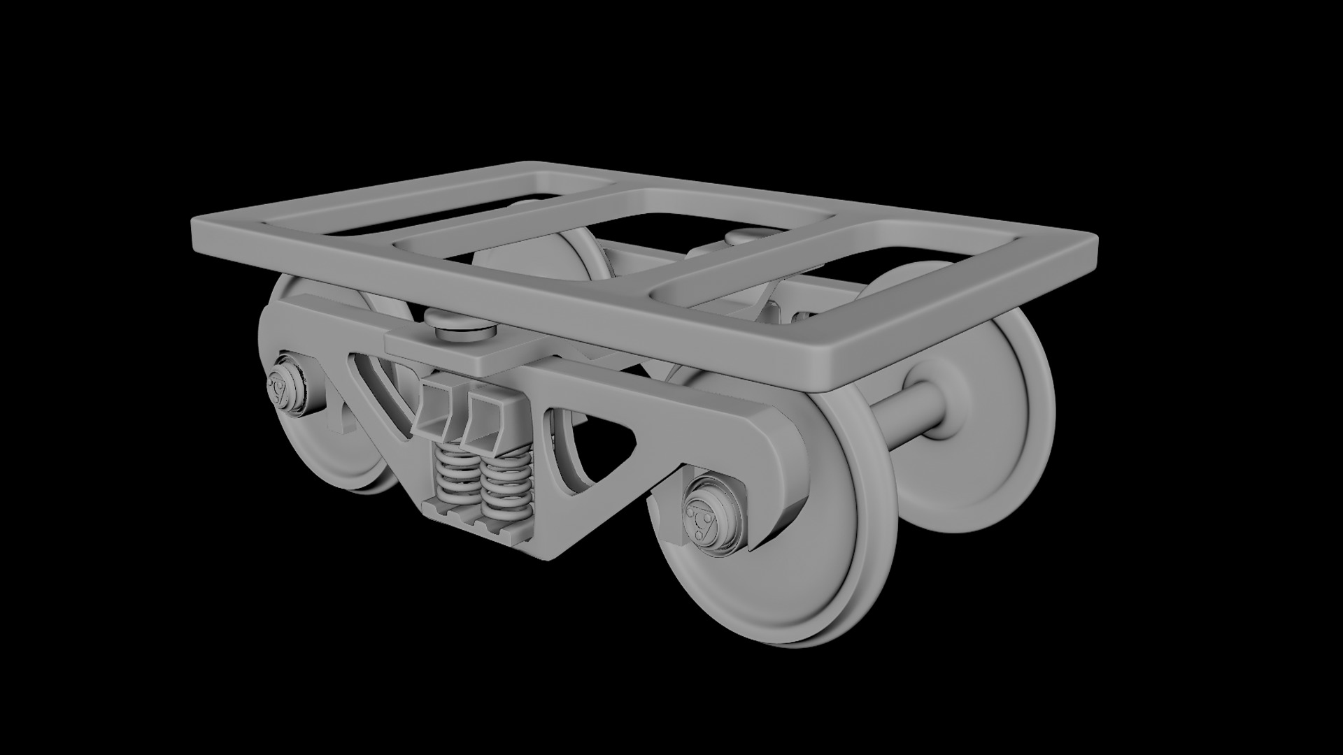 TRAIN BOGIE 3D model_5