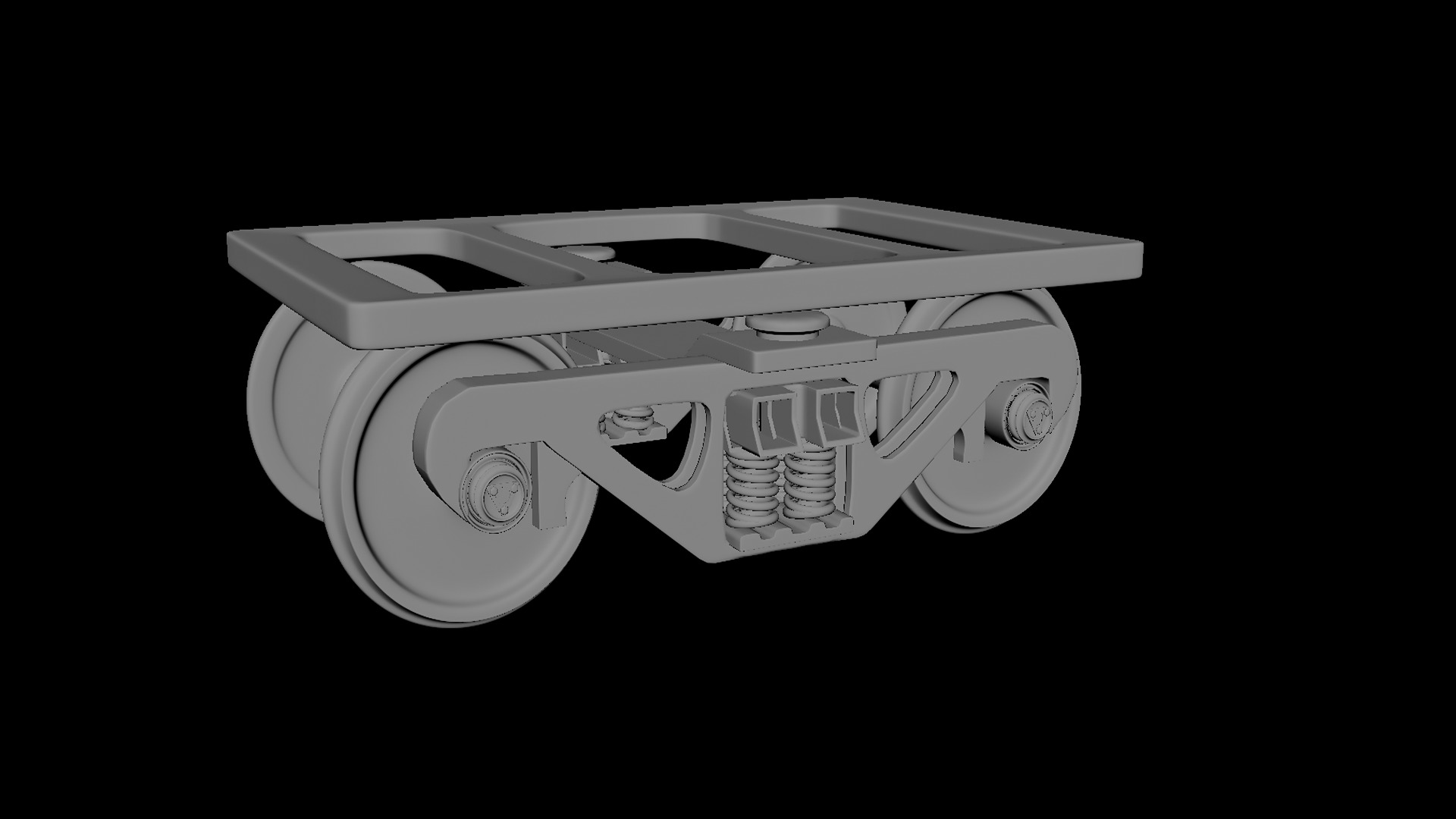 TRAIN BOGIE 3D model_2
