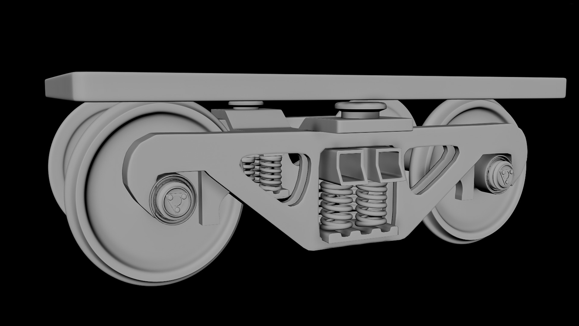 TRAIN BOGIE 3D model_9