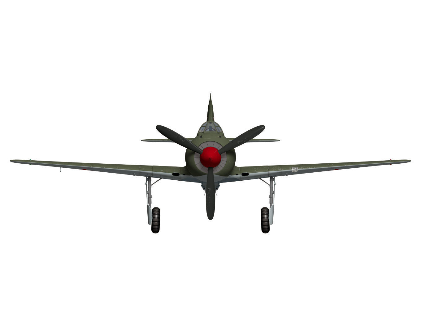 Lavochkin La-7 3D model_11