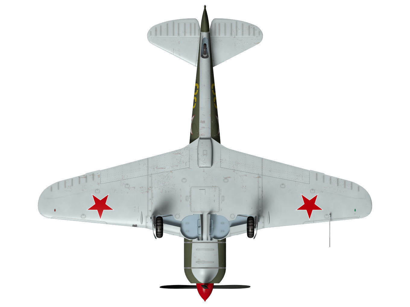 Lavochkin La-7 3D model_14