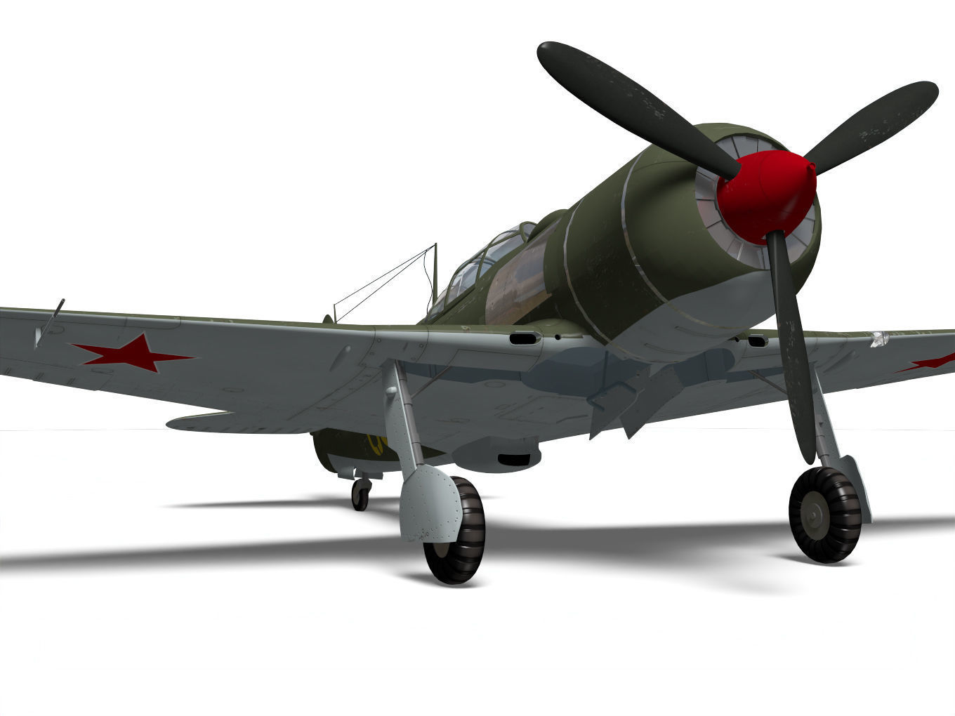 Lavochkin La-7 3D model_7