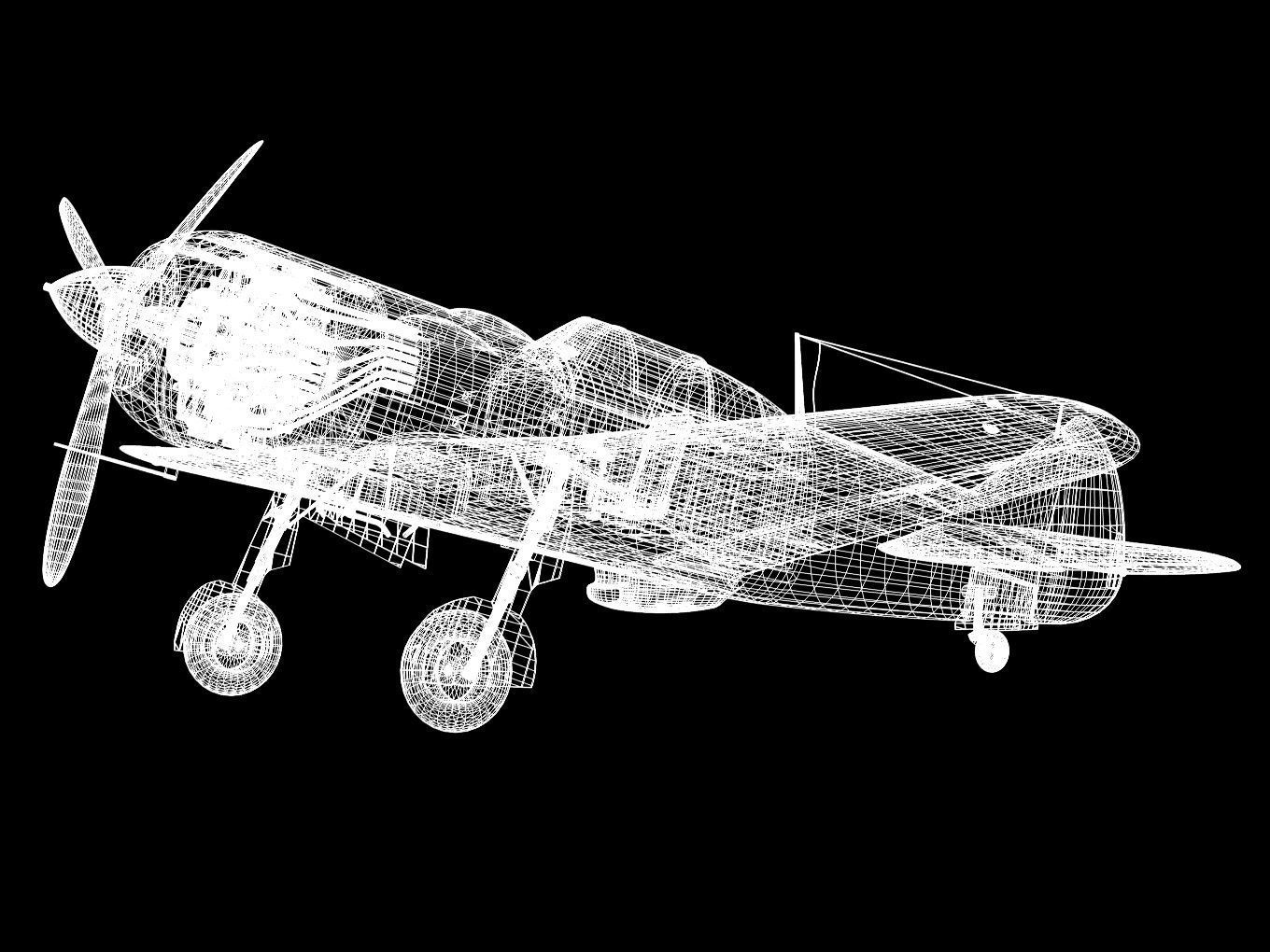 Lavochkin La-7 3D model_16