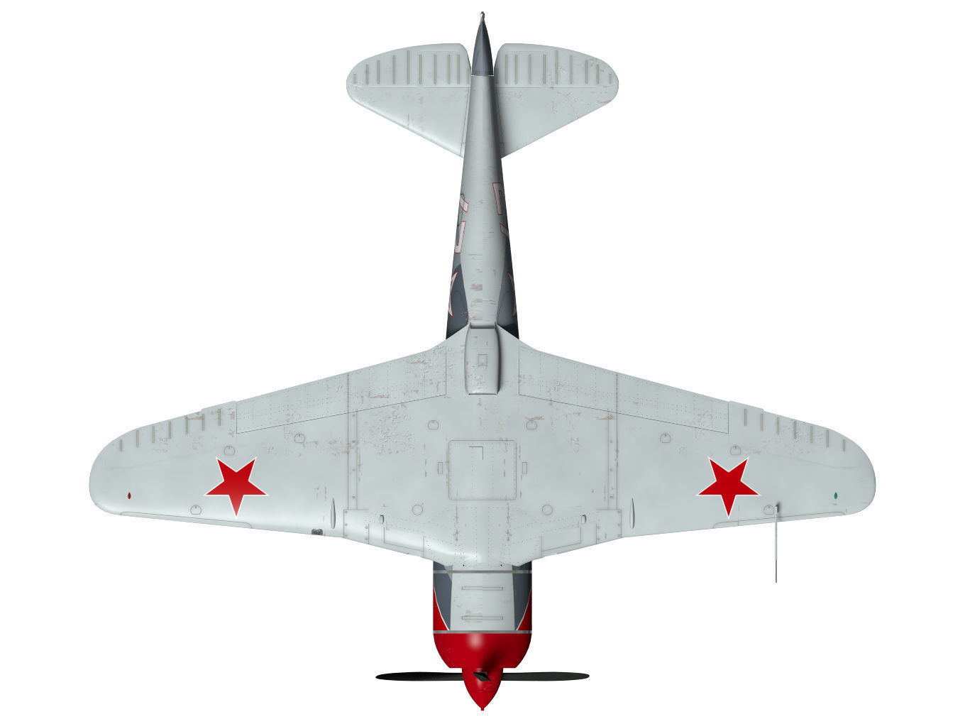 Lavochkin La-7 3D model_13