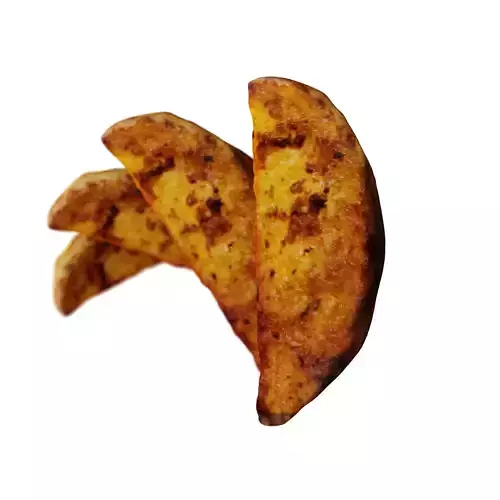 Realistic potato wedge scan