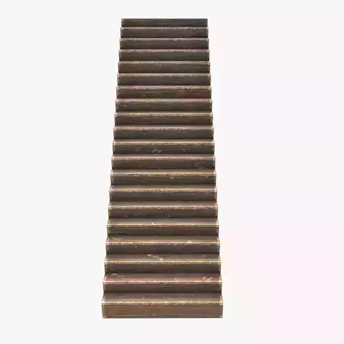 Medieval Stairs V01 Low-poly 3D model