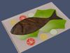 Stylized roasted fish 3d model Free low-poly 3D model_1
