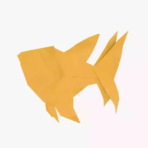 Origami Gold Fish