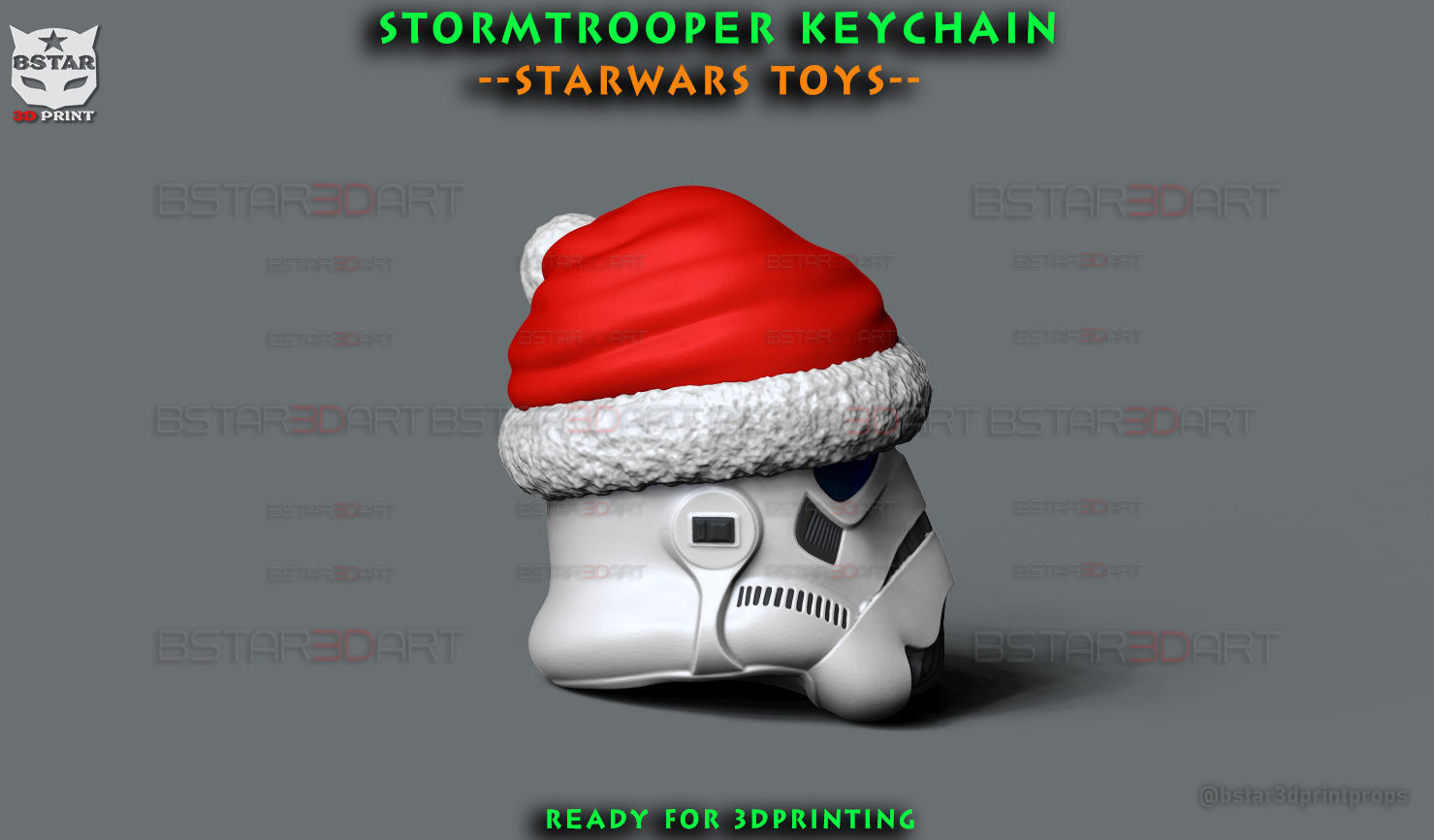 Stormtrooper keychain - Starwars Christmas Decoration 3D print model_4