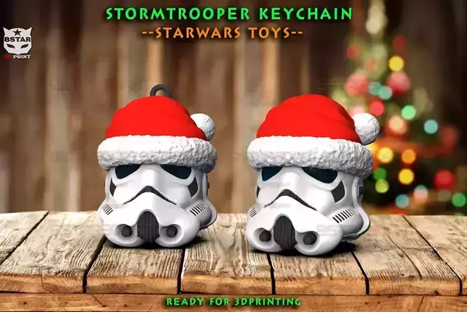 Stormtrooper keychain - Starwars Christmas Decoration 3D print model