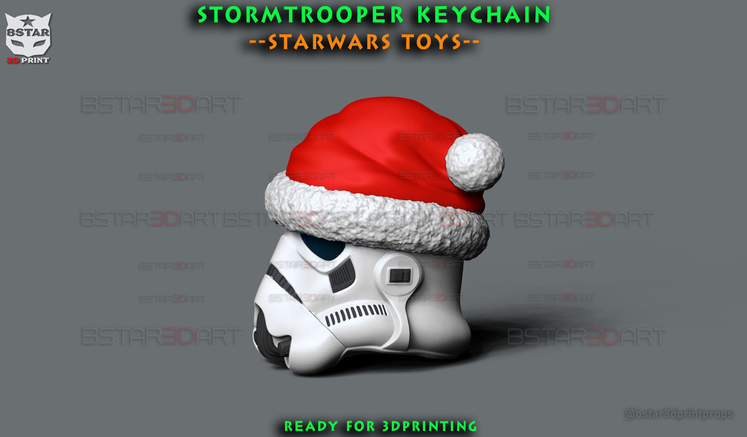 Stormtrooper keychain - Starwars Christmas Decoration 3D print model_2