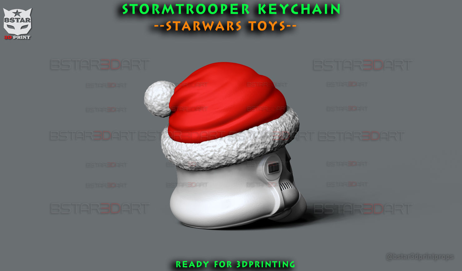 Stormtrooper keychain - Starwars Christmas Decoration 3D print model_3