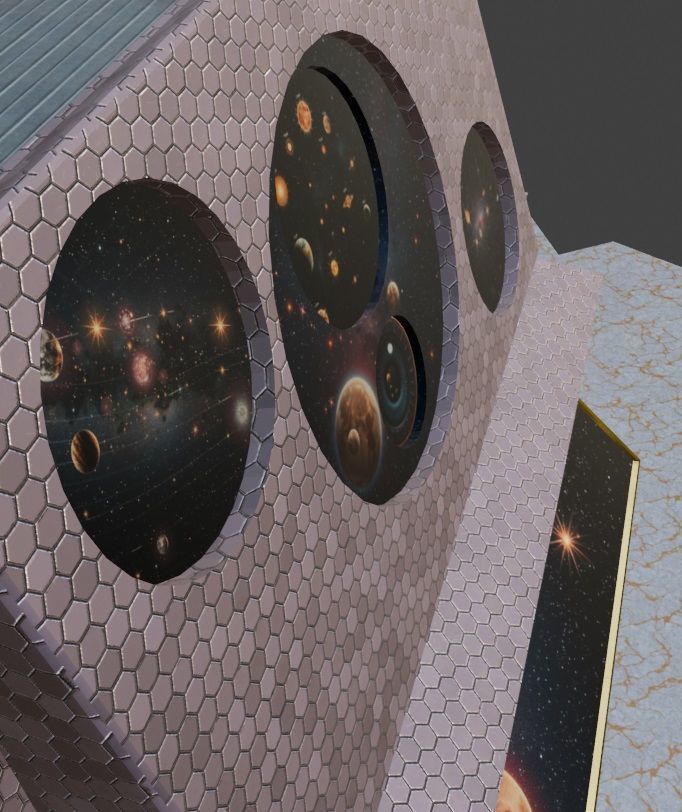 Scientific Building 111 Low-poly 3D model_9