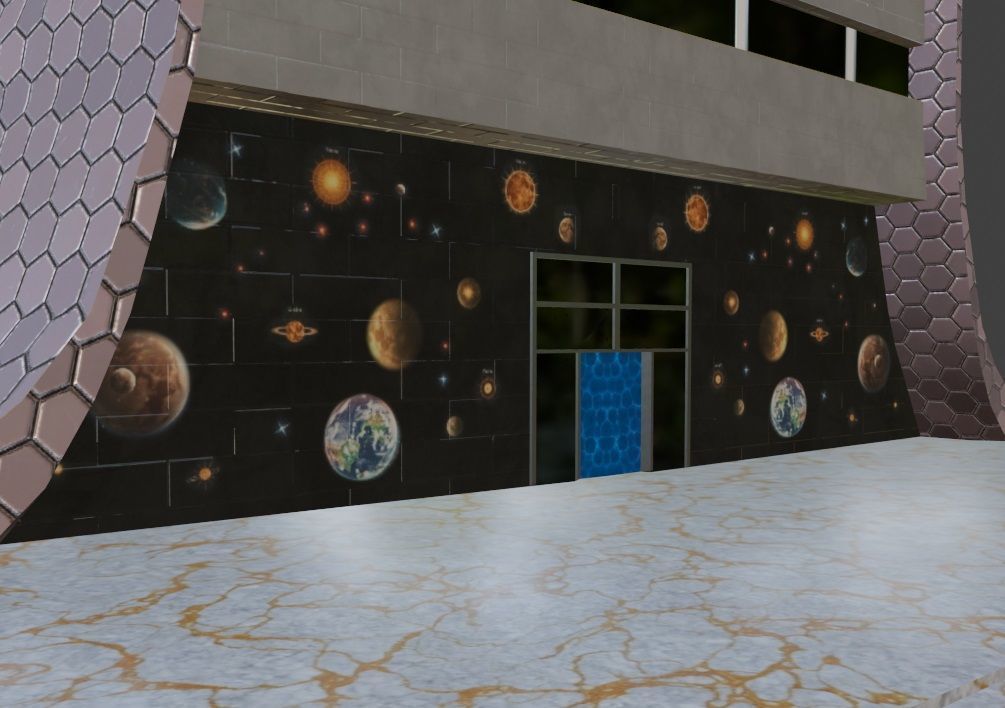 Scientific Building 111 Low-poly 3D model_15