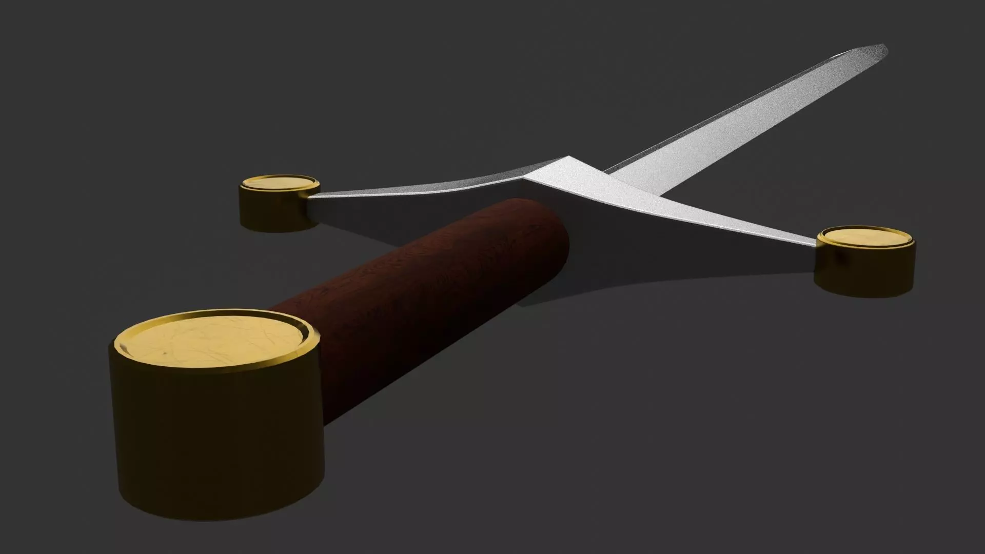 Simple Sword 3D model_0