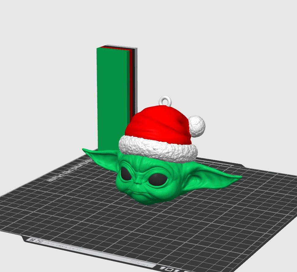 Yoda Baby keychain - Starwars Christmas Decoration 3D print model_6