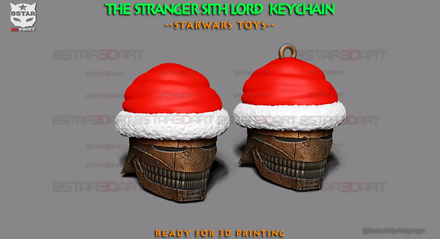 The Stranger Sith Lord keychain - Starwars Decoration 3D print model_0