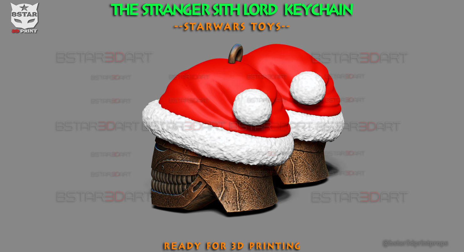 The Stranger Sith Lord keychain - Starwars Decoration 3D print model_3