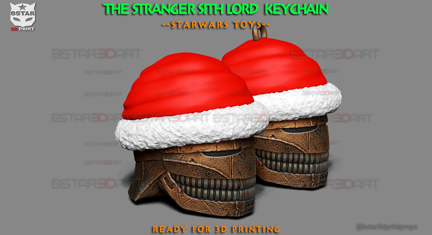 The Stranger Sith Lord keychain - Starwars Decoration 3D print model_1